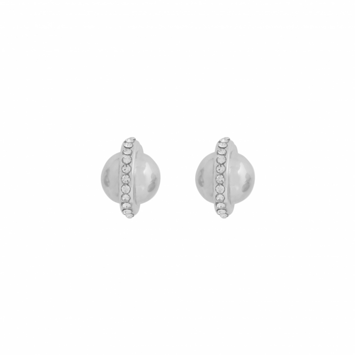 Bennet halo Earrings Silver in der Gruppe Ohrringe / Silberohrringe  bei SCANDINAVIAN JEWELRY DESIGN (1390-6200-012)