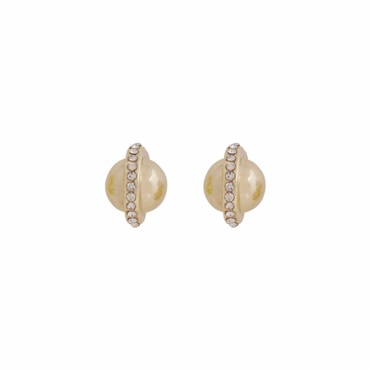 Bennet halo Earring Gold in der Gruppe Ohrringe / Goldohrringe bei SCANDINAVIAN JEWELRY DESIGN (1390-6200-251)