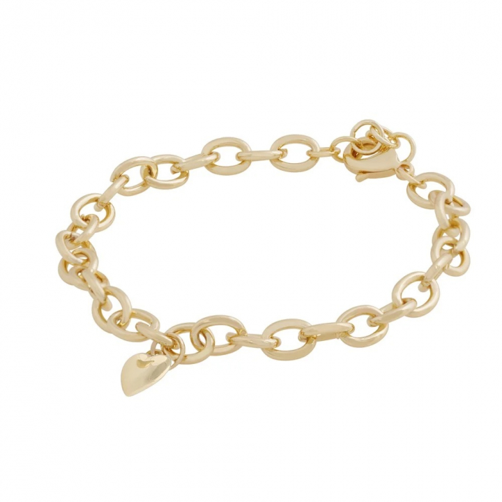 Cute plain Bracelet Gold in der Gruppe Armbänder / Goldarmbänder bei SCANDINAVIAN JEWELRY DESIGN (1394-3200-257)
