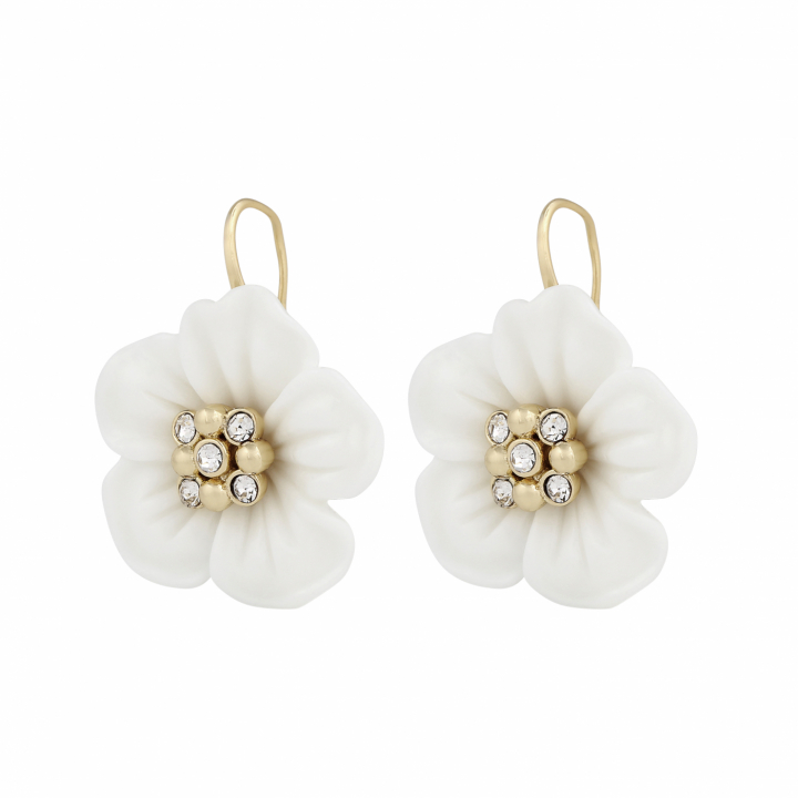 Florette big Earrings in der Gruppe Ohrringe / Goldohrringe bei SCANDINAVIAN JEWELRY DESIGN (1398-6300-362)