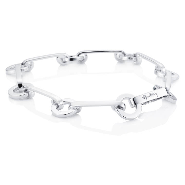 Ring Chain Armbänder Silber in der Gruppe Armbänder / Silberarmbänder bei SCANDINAVIAN JEWELRY DESIGN (14-100-00047-0000)