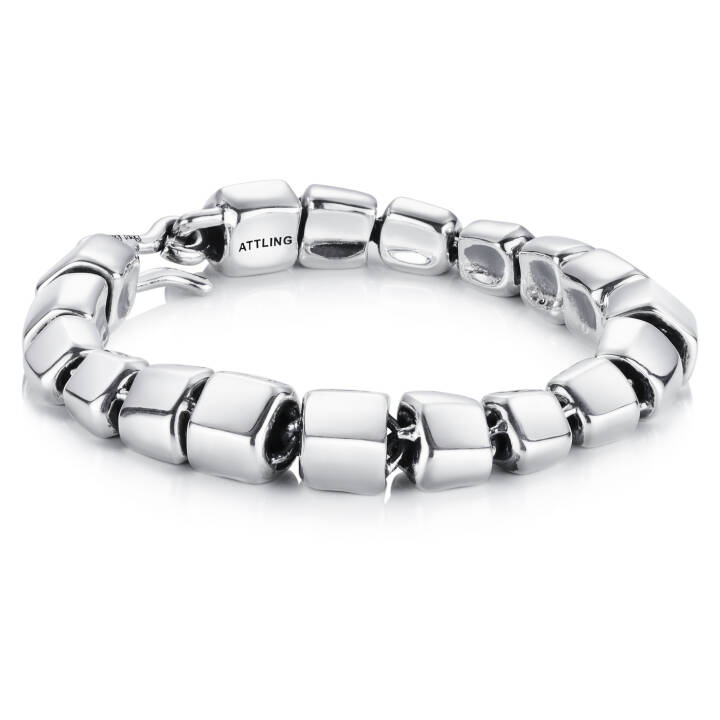 Spine Brace Armbänder Silber in der Gruppe Armbänder / Silberarmbänder bei SCANDINAVIAN JEWELRY DESIGN (14-100-00242)