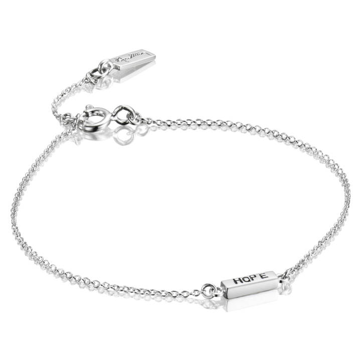 Mini Me Hope Armbänder Silber 17-19 cm in der Gruppe Armbänder / Silberarmbänder bei SCANDINAVIAN JEWELRY DESIGN (14-100-01279-1719)