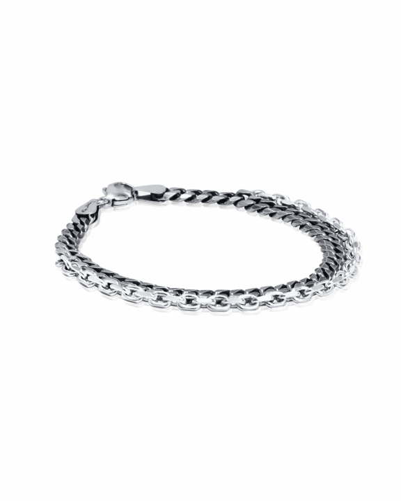 Freedom Chains Bracelet Silver in der Gruppe Armbänder / Silberarmbänder bei SCANDINAVIAN JEWELRY DESIGN (14-100-02391)