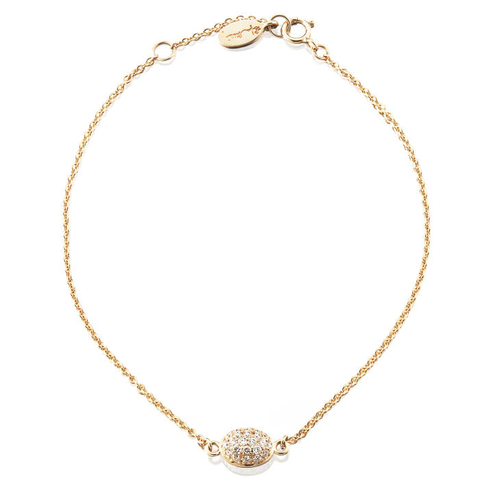 Love Bead Armbänder Gold 17-19 cm in der Gruppe Armbänder / Diamantarmbänder bei SCANDINAVIAN JEWELRY DESIGN (14-101-00660-1719)