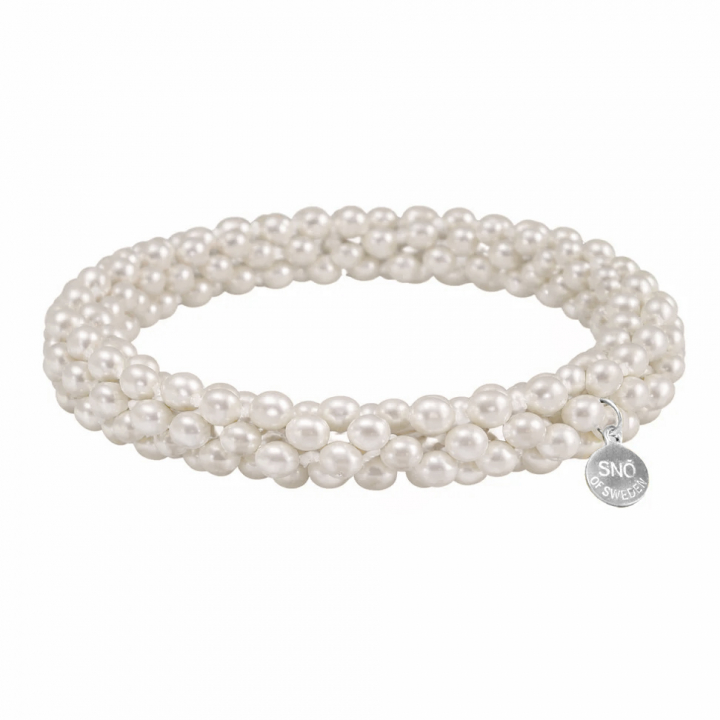 United bubbles elastic Bracelet/Hairband in der Gruppe Armbänder / Silberarmbänder bei SCANDINAVIAN JEWELRY DESIGN (1402-3100-010)