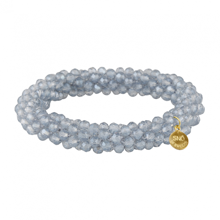 United bubbles elastic Bracelet/Hairband blue in der Gruppe Armbänder / Goldarmbänder bei SCANDINAVIAN JEWELRY DESIGN (1402-3100-378)