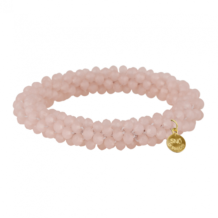 United bubbles elastic Bracelet/Hairband pink in der Gruppe Armbänder / Goldarmbänder bei SCANDINAVIAN JEWELRY DESIGN (1402-3100-379)