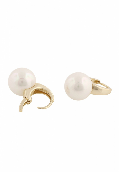 Jackie short Earrings Gold in der Gruppe Ohrringe / Perlenohrringe bei SCANDINAVIAN JEWELRY DESIGN (1404-6600-362)