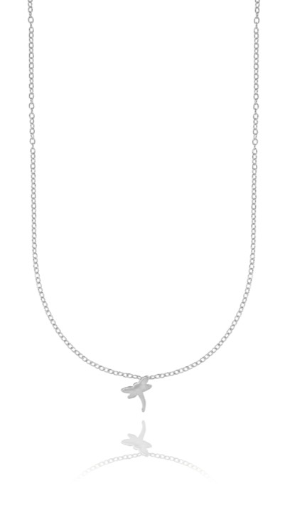 Dragonfly Halsketten Silber 40-45 cm in der Gruppe Halsketten / Silberhalsketten bei SCANDINAVIAN JEWELRY DESIGN (1422110005)