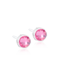 MP Bezel 6 mm, Rose in der Gruppe Ohrringe / Silberohrringe  bei SCANDINAVIAN JEWELRY DESIGN (15-0109-03)