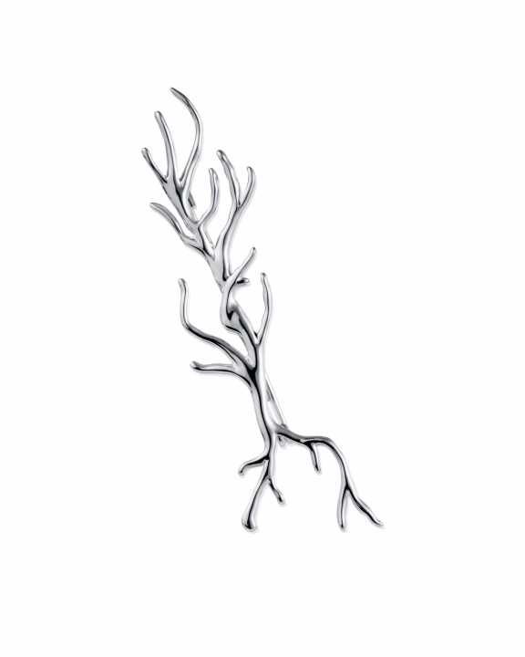 Roots Brooch Silver in der Gruppe Halsketten / Silberhalsketten bei SCANDINAVIAN JEWELRY DESIGN (15-100-02353-0000)