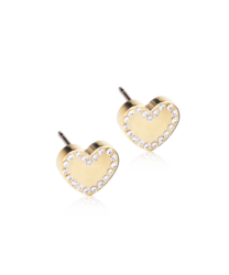 GT Brilliance Sweetheart 8 mm, Crystal in der Gruppe Ohrringe / Goldohrringe bei SCANDINAVIAN JEWELRY DESIGN (15-13173-01)