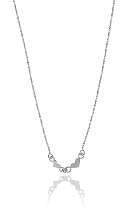 Love Halsketten Silber 40-45 cm in der Gruppe Halsketten / Silberhalsketten bei SCANDINAVIAN JEWELRY DESIGN (1521111009)