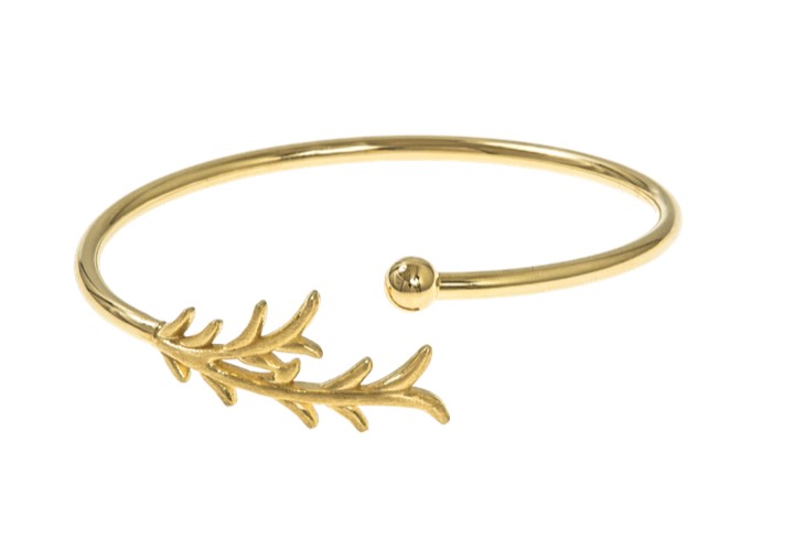 Tree twig bangle brace Armbänder Gold in der Gruppe Armbänder / Armreifen bei SCANDINAVIAN JEWELRY DESIGN (1521321002)