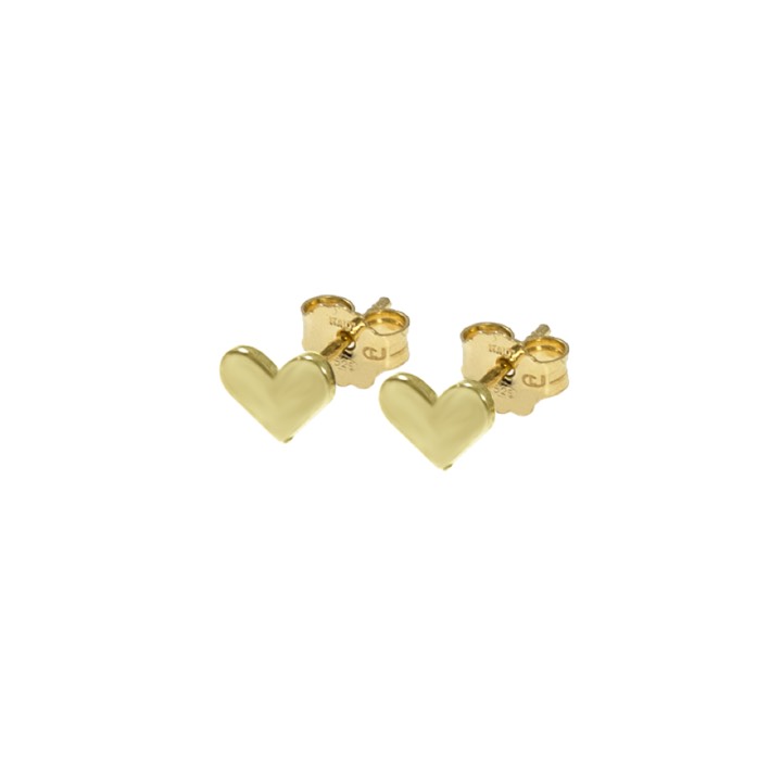 Love Ohrring Gold in der Gruppe Ohrringe / Goldohrringe bei SCANDINAVIAN JEWELRY DESIGN (1521421009)