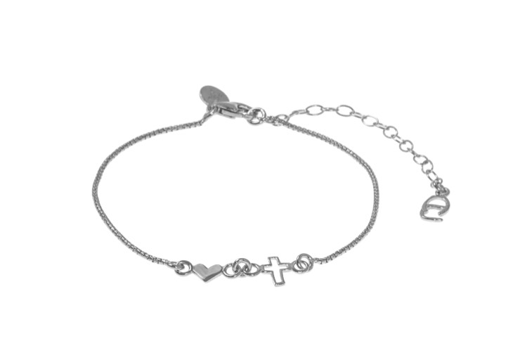 Trust brace Armbänder Silber in der Gruppe Armbänder / Silberarmbänder bei SCANDINAVIAN JEWELRY DESIGN (1524311010)