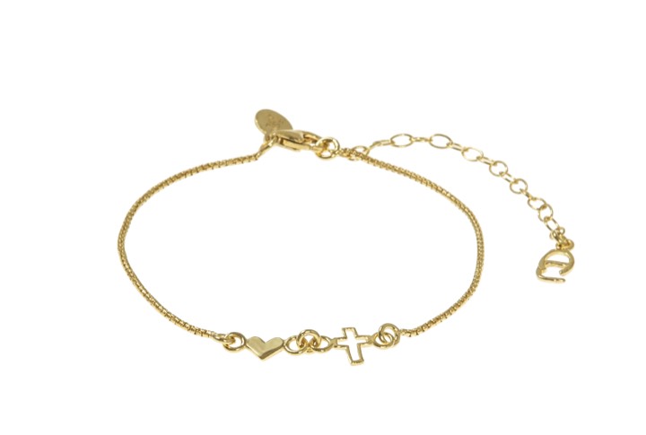 Trust brace Armbänder Gold in der Gruppe Armbänder / Goldarmbänder bei SCANDINAVIAN JEWELRY DESIGN (1524321010)