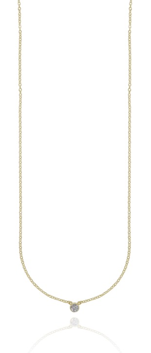 Cubic Halsketten Gold 55-60 cm in der Gruppe Halsketten / Goldhalsketten bei SCANDINAVIAN JEWELRY DESIGN (1526221012)