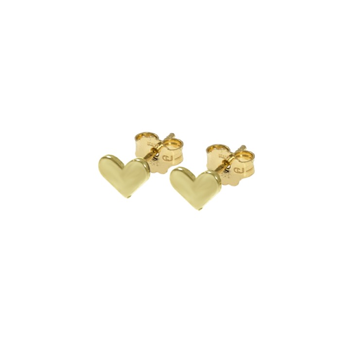 Love small Ohrring Gold in der Gruppe Ohrringe / Goldohrringe bei SCANDINAVIAN JEWELRY DESIGN (1526421009)