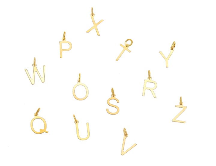 Product Image for CU JEWELLERY Letters P Gold
