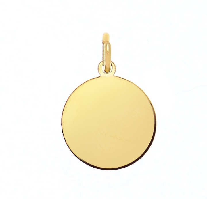 Letters coin Gold in der Gruppe Halsketten / Goldhalsketten bei SCANDINAVIAN JEWELRY DESIGN (1622121005)