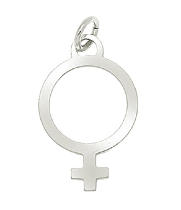 Letters venus Silber in der Gruppe Halsketten / Silberhalsketten bei SCANDINAVIAN JEWELRY DESIGN (1712210009)