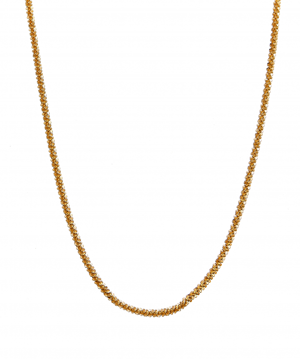 Roof big plain Halsketten Gold 40-45 cm in der Gruppe Halsketten / Goldhalsketten bei SCANDINAVIAN JEWELRY DESIGN (1725122001)