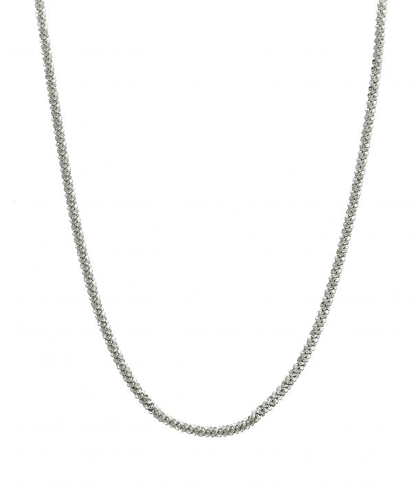 Roof big plain Halsketten Silber 40-45 cm in der Gruppe Halsketten / Silberhalsketten bei SCANDINAVIAN JEWELRY DESIGN (1725222001)