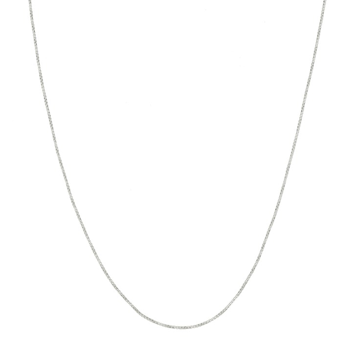 Letters Halsketten Silber 38-40 cm in der Gruppe Halsketten / Silberhalsketten bei SCANDINAVIAN JEWELRY DESIGN (1811111007)