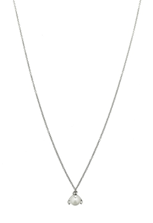 Product Image for CU JEWELLERY Pearl short Halsketten Silber 42-47 cm