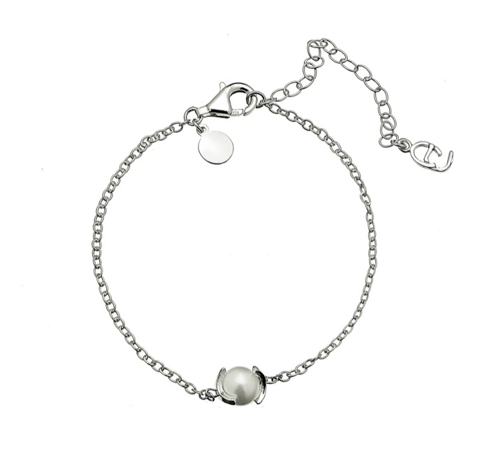 Pearl chain braclet Silber in der Gruppe Last Chance / Armbänder bei SCANDINAVIAN JEWELRY DESIGN (1814371001)