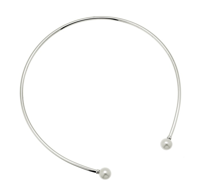 Product Image for CU JEWELLERY Pearl bangle Halsketten flex Silber