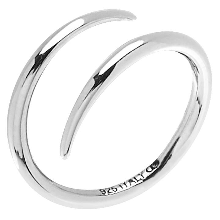 Loop ring Silber in der Gruppe Ringe bei SCANDINAVIAN JEWELRY DESIGN (1821510163V)