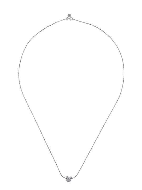 Bear long Halsketten Silber 70 cm in der Gruppe Halsketten / Silberhalsketten bei SCANDINAVIAN JEWELRY DESIGN (1822270004)