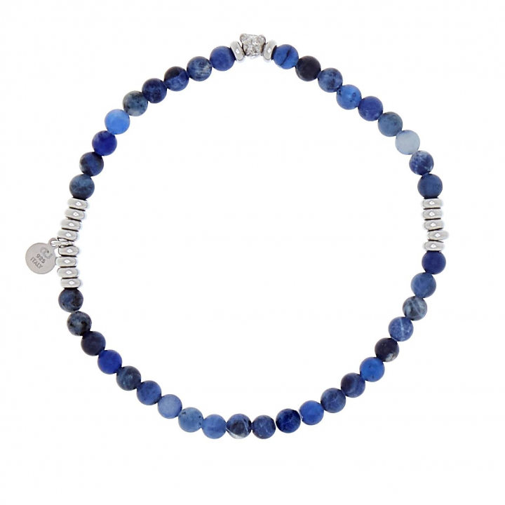 Product Image for CU JEWELLERY Bear elastic brace Armbänder blue Silber 21 cm
