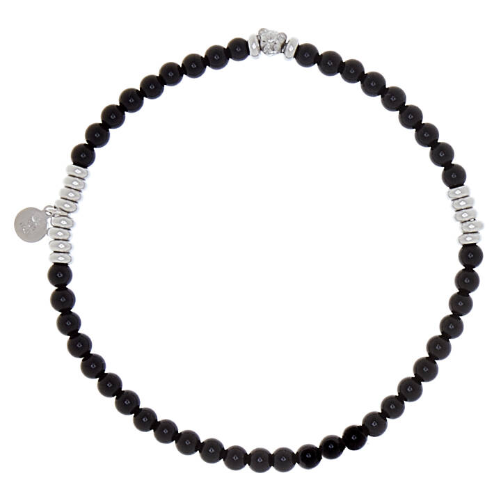 Product Image for CU JEWELLERY Bear elastic brace Armbänder black Silber cm