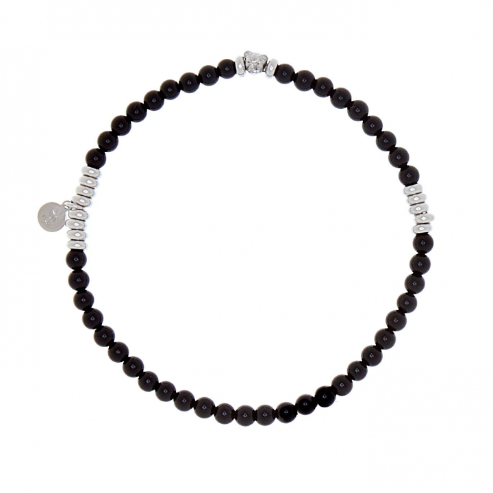 Product Image for CU JEWELLERY Bear elastic brace Armbänder black Silber 21 cm