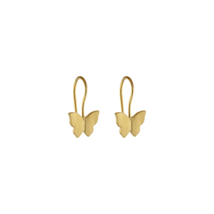 Butterfly short ear Ohrring (Gold) in der Gruppe Ohrringe bei SCANDINAVIAN JEWELRY DESIGN (1911420005)