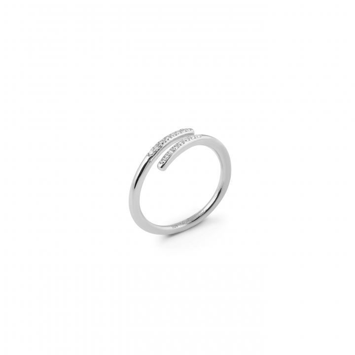 Product Image for CU JEWELLERY Loop stone ring Silber 18/19