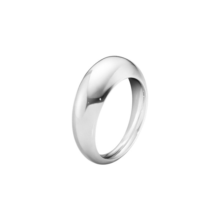 CURVE SLIM Ring Silber in der Gruppe Ringe / Silberringe bei SCANDINAVIAN JEWELRY DESIGN (20000028)