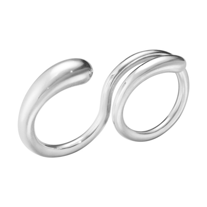 MERCY DOUBLE Ring Silber in der Gruppe Ringe / Silberringe bei SCANDINAVIAN JEWELRY DESIGN (20000081)