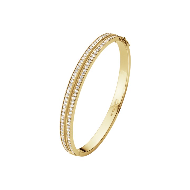 HALO BANGLE Armbänder Diamant PAVE 1.83 ct Gold in der Gruppe Armbänder / Armreifen bei SCANDINAVIAN JEWELRY DESIGN (20000115)