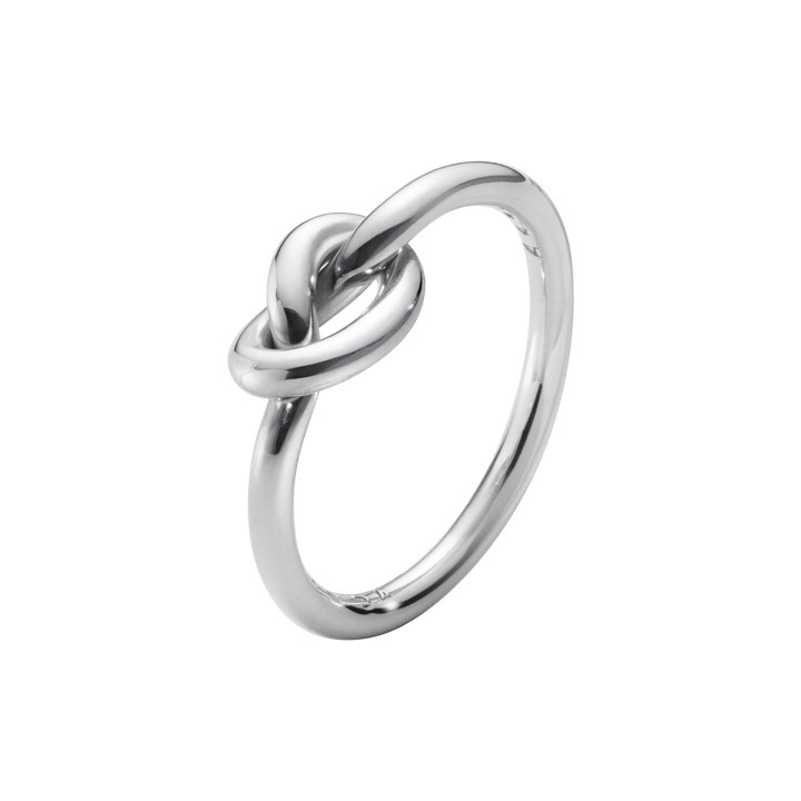 LOVE KNOT Ring Silber in der Gruppe Ringe / Silberringe bei SCANDINAVIAN JEWELRY DESIGN (20000217)
