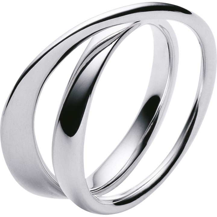 MOEBIUS Ring Silber in der Gruppe Ringe / Silberringe bei SCANDINAVIAN JEWELRY DESIGN (20000309)