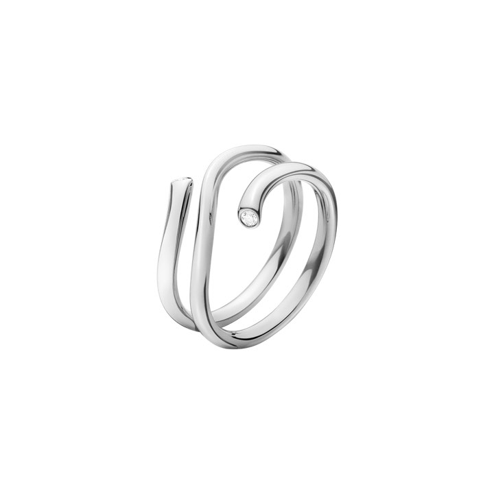 Product Image for Georg Jensen magic ring weißgold diamond 0.04ct 45