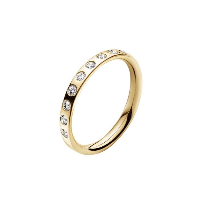 MAGIC Ring Diamant 0.18 ct Gold in der Gruppe Ringe / Verlobungs- & Eheringe bei SCANDINAVIAN JEWELRY DESIGN (20000345)