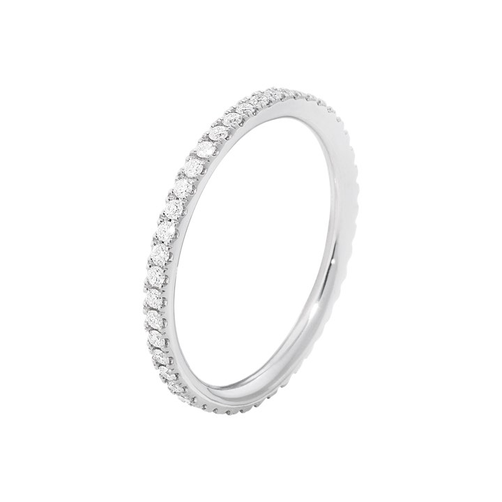 AURORA Ring Diamant 0.22 ct Weißgold in der Gruppe Ringe / Verlobungs- & Eheringe bei SCANDINAVIAN JEWELRY DESIGN (20000440)
