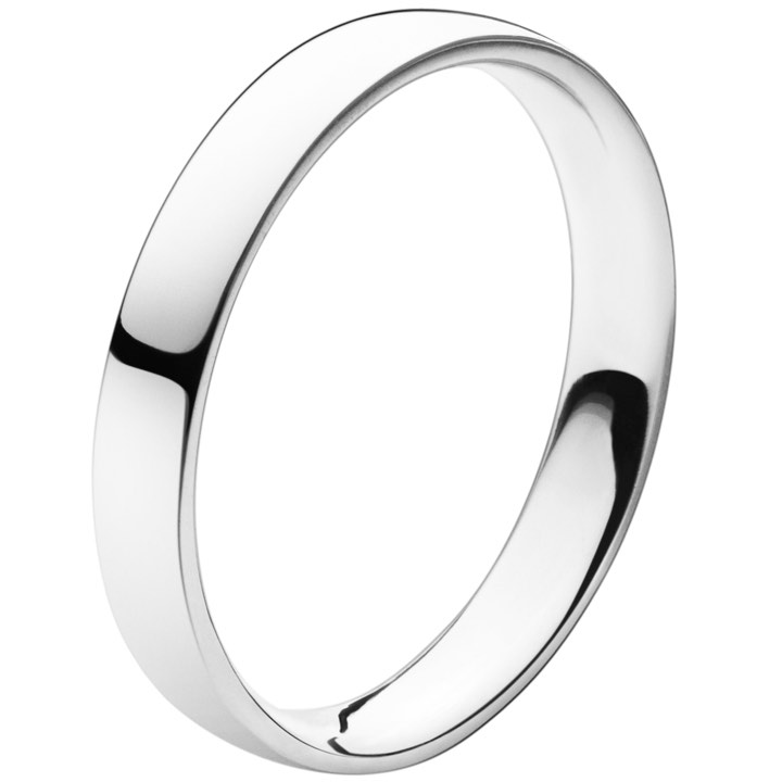 MAGIC Ring 3.8 mm Platinum in der Gruppe Ringe / Verlobungs- & Eheringe bei SCANDINAVIAN JEWELRY DESIGN (20000464)