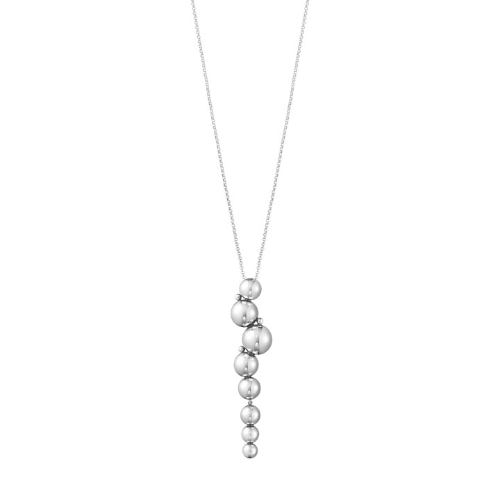 MOONLIGHT GRAPES LONG Hängeschmuck Silber in der Gruppe Halsketten / Silberhalsketten bei SCANDINAVIAN JEWELRY DESIGN (20000661)